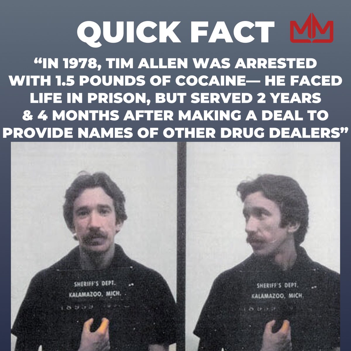 My Mixtapez on Twitter: "Tim Allen really went from getting caught with  cocaine to starring on tv 📺 https://t.co/UPA1tOBGnr" / Twitter