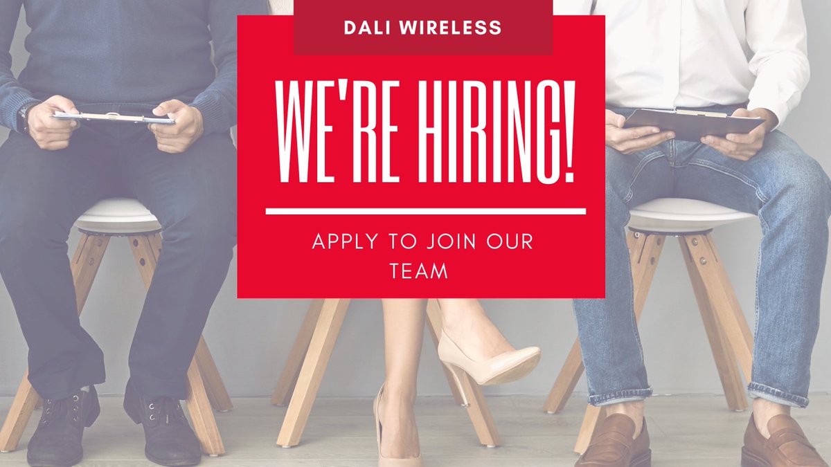 DaliWireless's tweet photo. Join our team!

Dali is hiring a Manufacturing and Test Engineer. For this #careeropportunity, and more, check out Dali's career page at https://t.co/cZrJwEqwcc. https://t.co/4k2NyR63qB
