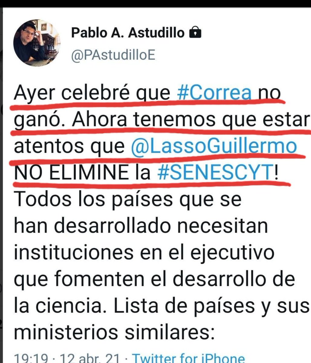 Los del "nulo ideológico" hoy:
"Bueno... ya logramos que gane Guillermo Lasso. Ahora sí, cómo le hacemos para que aplique el plan de gobierno de Andrés Arauz..."🙄
No guambritos. Uds legitimaron una agenda de derecha y eso es lo q tendrán.
Eso de "apliquemos el plan d gobierno..