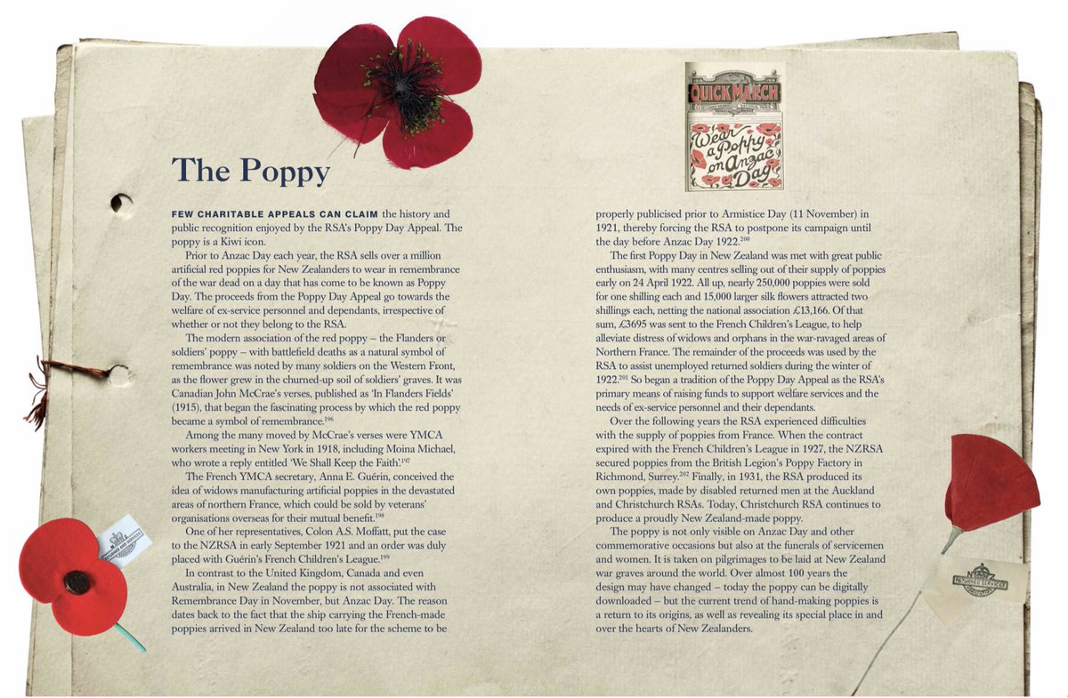 2021 is 💯 <a href="/newzealandrsa/">New Zealand RSA</a> Poppy Day Appeal. Since 1922 it has been held prior to #AnzacDay even during WW2 and COVID-19 going online. #PoppyDay100 #Veterans #support