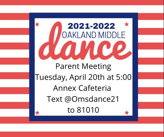 Interested in the OMS Dance Team? Join us next week for more information!!