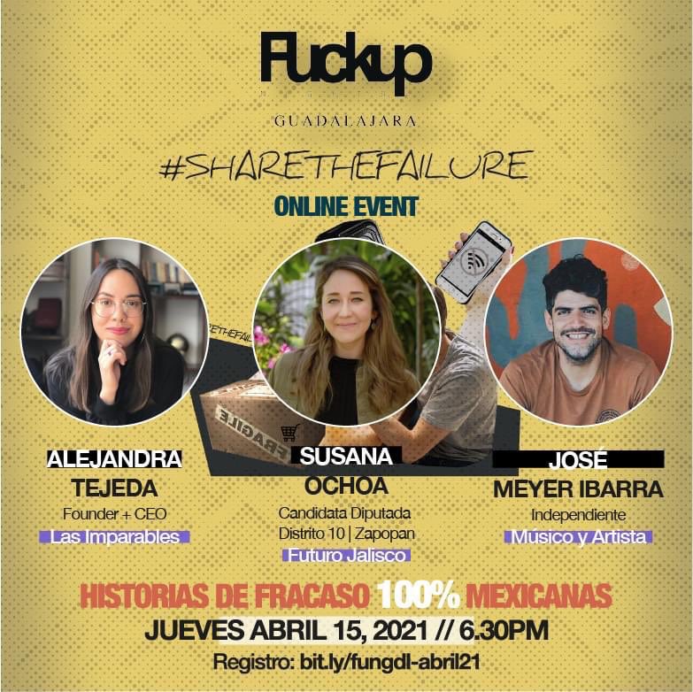 Hoy es jueves de #fuckupgdl <a href="/fuckupgdl/">FuckUp Nights GDL</a> 🍻✨Súmate #envivo por Facebooklive.