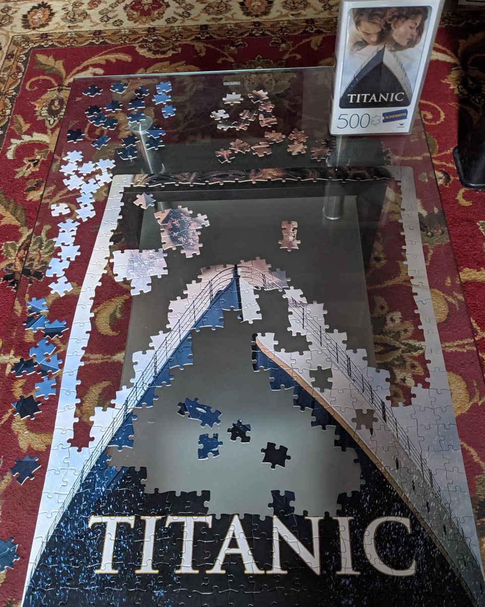 CharMag105's tweet photo. On this day, Aril 15, 1912, Titanic sank after striking an iceberg during her maiden voyage from Southampton to New York City. 
#PuzzleSolver #RelaxYourMind #StaySafeAndStrong #StayHome #QuaratineProjects #Titanic #10DaysToSolve https://t.co/GjBKX0ELA9