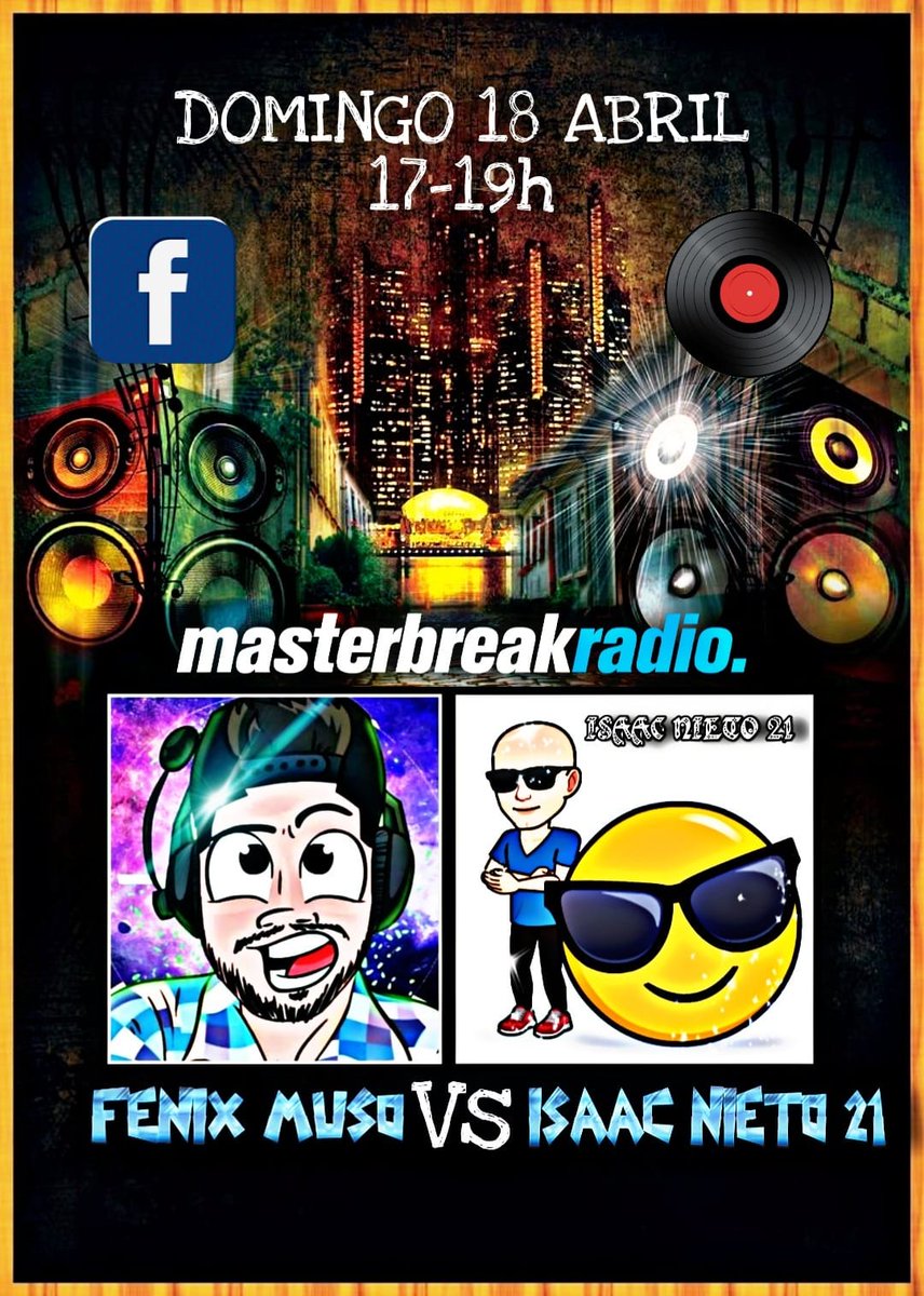 fenixmuso's tweet image. ESTE DOMINGO  18 ABRIL desde las 17h le damos a los Technics con muy buen #Breakbeat 🎧🎚🎛🎚🎧 
Os Esperamos en Directo vía Streaming en Facebook en el perfil de Fer Madrigal
facebook.com/fenixmuso y en todos los grupos de este Estilo y también en Twitch m.twitch.tv/fenixmuso