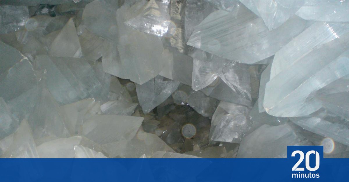 20m's tweet photo. La Geoda de Pulpí, la joya geológica más grande de Europa y la segunda del mundo https://t.co/n8h3aHR4zP https://t.co/mBj8Jtg3zF