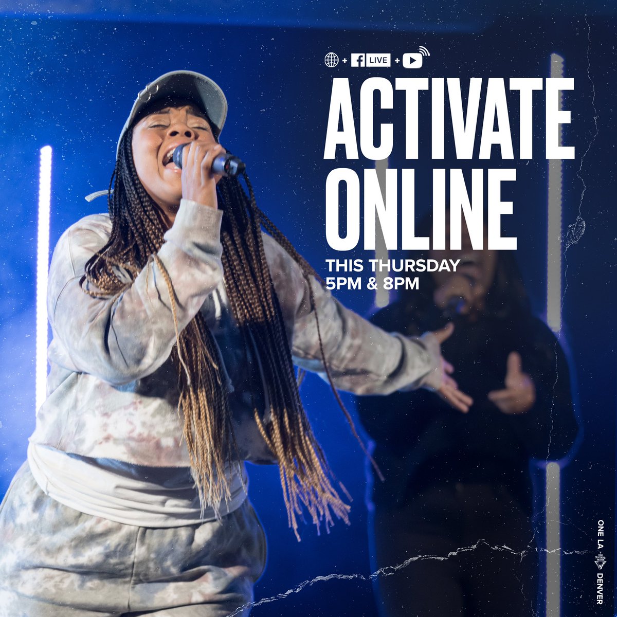 oneonline_'s tweet photo. Breaking chains and receiving our breakthrough is what we’re about tonight at Activate Online.
Log on with us!!!
TONIGHT @ 5PM & 8PM PST on YouTube, FB Live, & Our Website!
.
.
.
#ActivateOnline #Activate #Kingdom #KingdomBusiness #TPHOneLA https://t.co/Su5WF9FsDq