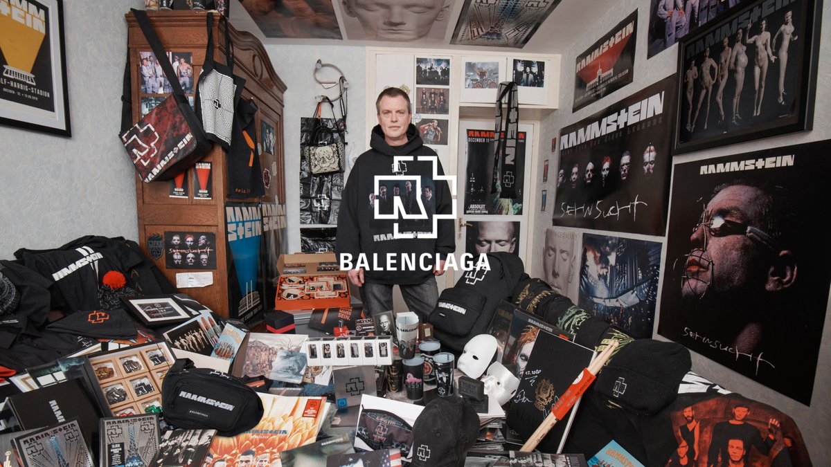 RSprachrohr's tweet photo. Rammstein x Balenciaga

Image of band shown on garments based on original photograph by Gottfried Helnwein. https://t.co/38uoT1QjwF