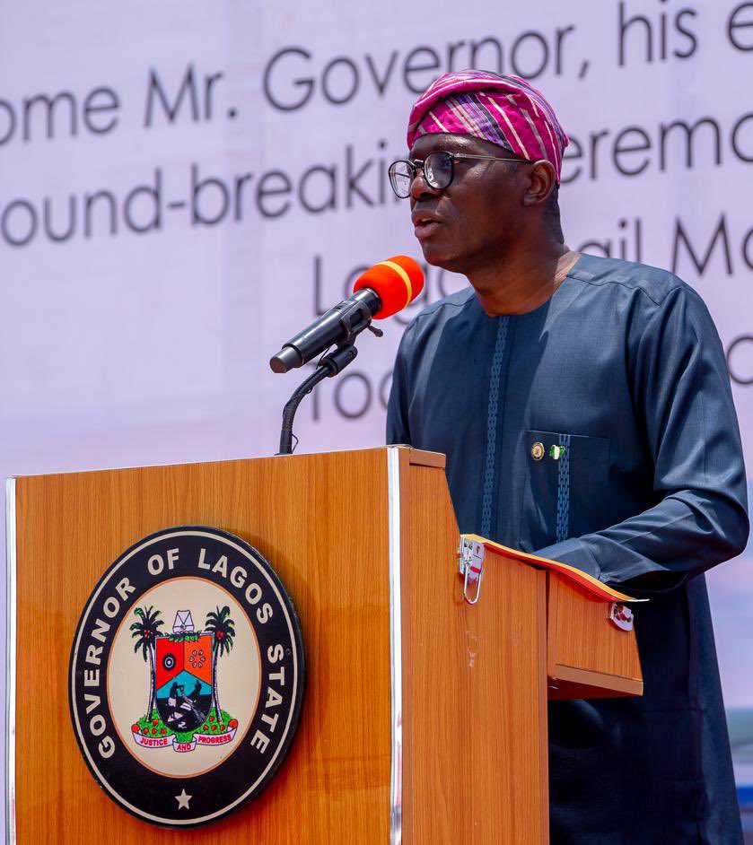 Sanwo-Olu flags-off first phase of the Lagos Rail Mass Transit (LRMT) Red Line project