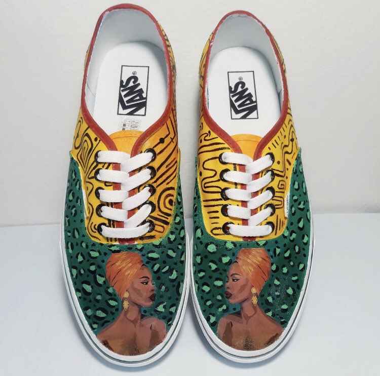 ARTSGTHS1's tweet photo. The votes are in! Asha Smith and Madison Ledbetter will represent GTHS A. R. T. S. Academy in the next round of the 2021 Vans Custom Culture Contest! @MsNyreeClark https://t.co/eg2Ub0Unzb