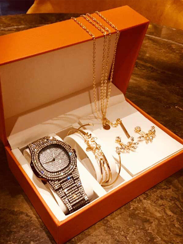 abphilosopher's tweet photo. US$31.99
8 Pcs Women Watch Set

Package Includes:
1 Women Watch
4 Bracelet
2 Necklace
1 Earrings
#Watches #WatchSet #womensfashion #giftforher #birthdaygifts #anniversarygifts #Earrings #necklace #bracelet #wristwatch #onlineshopping #jewelry #afflink

👇
https://t.co/HwEpKi9ZqW https://t.co/SBZpG1iksw