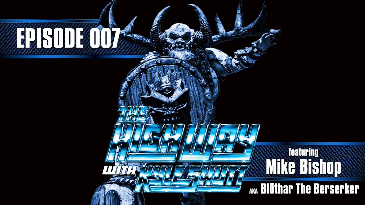 gwar's tweet photo. .@Blothar let his human thrall made an appearance on the High Way podcast from @@Shutt_Solos. Go listen to it on Spotify, Apple and YouTube (https://t.co/KTaOzS6tY9) puny humans! #GWAR #TheBerserkerBlothar #KyleShutt https://t.co/vPhYCxeP7q