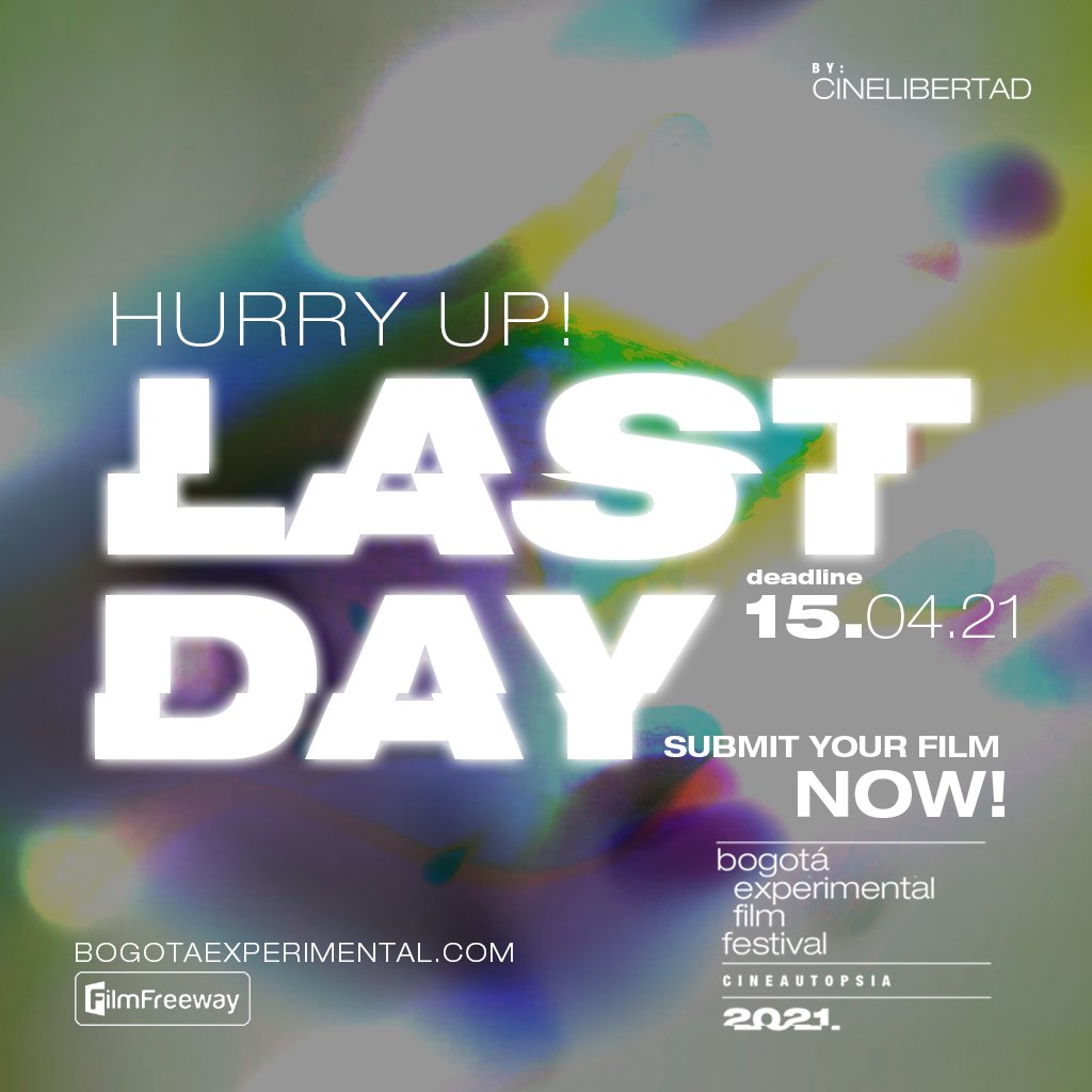 CineAutopsia's tweet photo. Última oportunidad / Last Chance
Envíanos ahora tu obra audiovisual via @FilmFreeway
Toda la info https://t.co/7WCiBaA5sY https://t.co/mWBgciQp3B