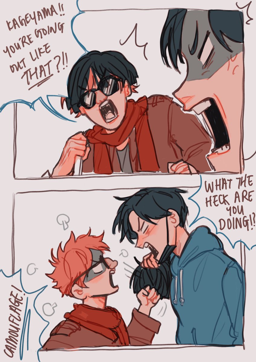 quarantine kagehina (pt 7: camouflage) 