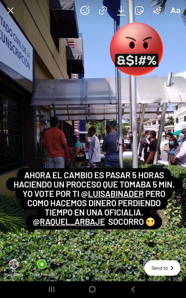alexeitd's tweet photo. La queja de mi esposa @virgidls con el progresivo enlentecimiento burocratico de la @juntacentral - tiene desde las 10:00 AM en la oficialia de la 1ra circunscripcion del DN https://t.co/2FA1qAt1Vh
