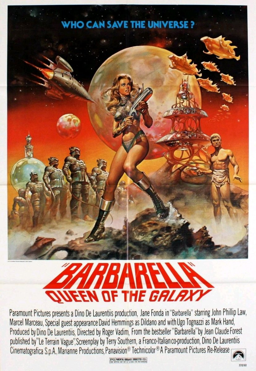 TheFilmFair's tweet photo. #JohnPhillipLaw triple bill #DangerDiabolik #Barbarella #TheSergeant https://t.co/XMtVleCkg3