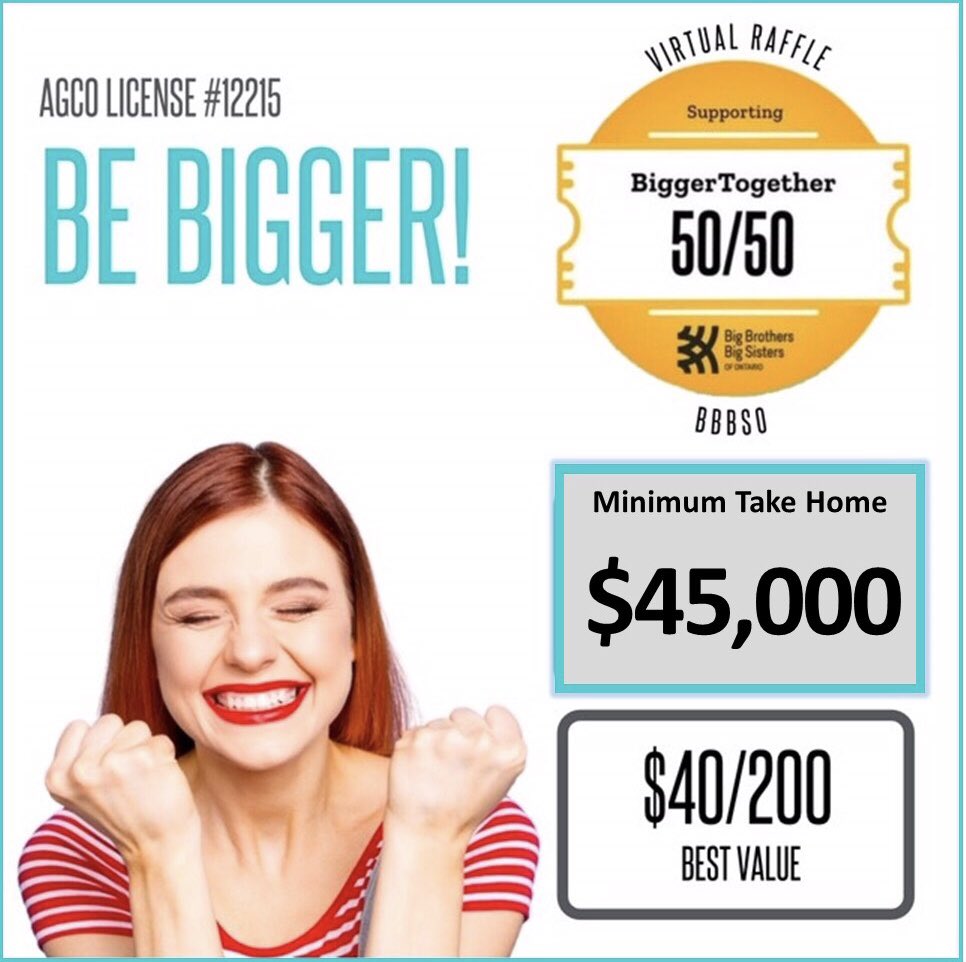 $45,000!!! That’s right you could be over $45,000 richer tonight!
Here’s the link to get your tickets by 9pm and your chance to win it all https://t.co/wypnPhSCDk
Watch the draw on Facebook Live https://t.co/NhjUHeYiD6
#BiggerTogether5050 #IgnitePotential5050 #WinBig5050 https://t.co/7aJQeJfTiG