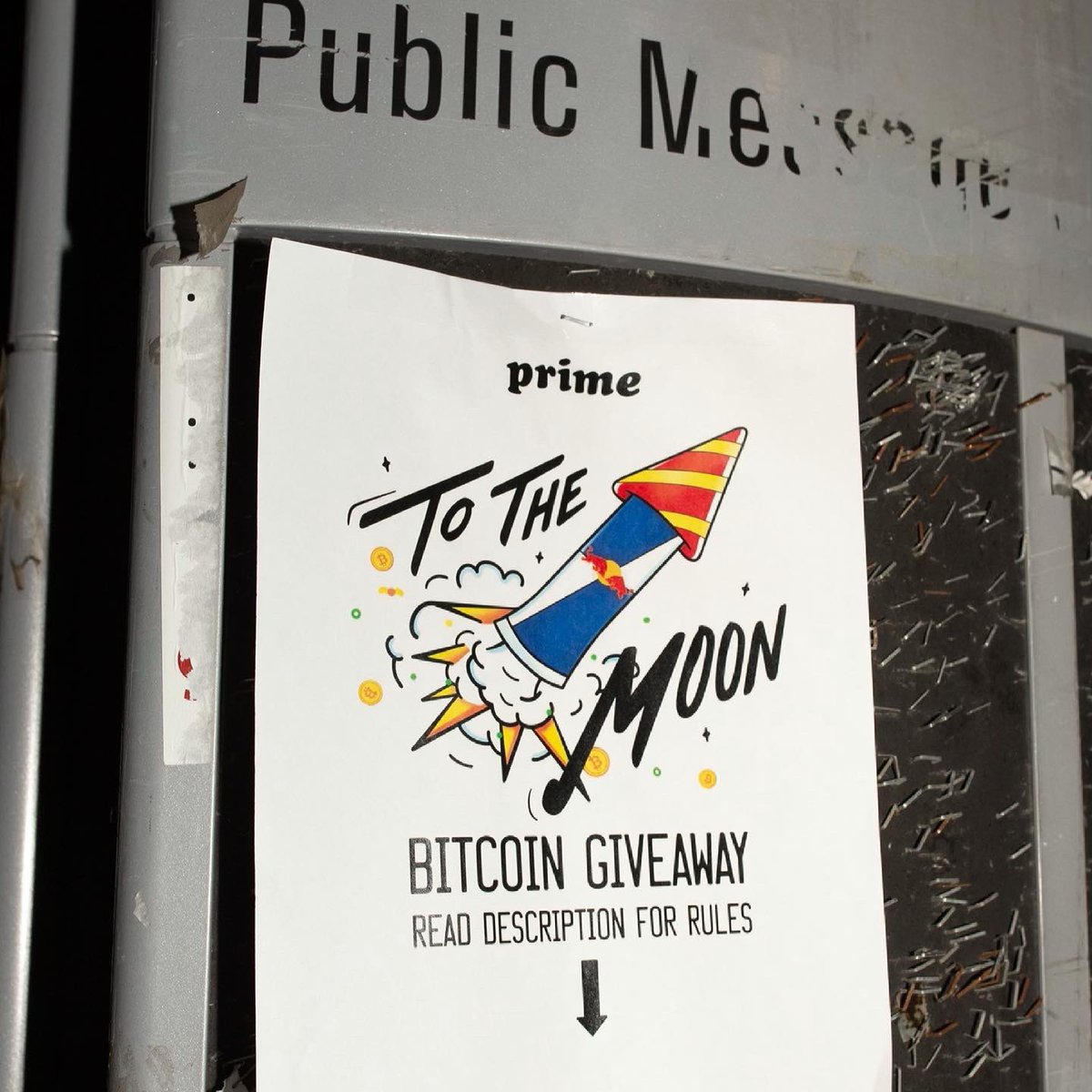 PRIMEforever's tweet image. FREE BITCOIN GIVEAWAY🚀🏆🤑 GO TO THE PRIME PAGE AND FOLLOW THE INSTRUCTIONS