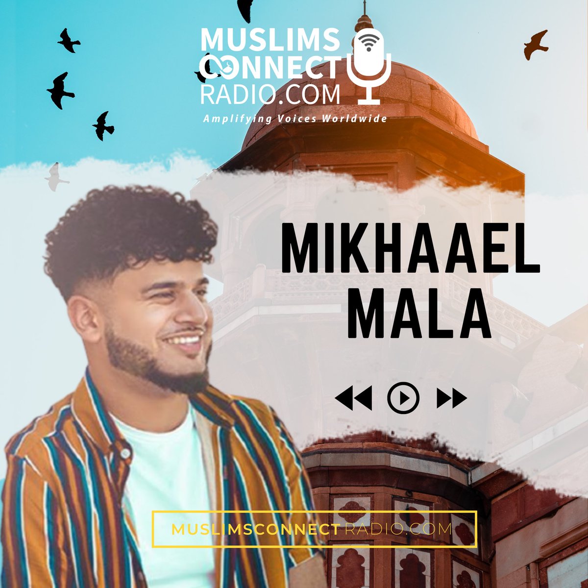 MuslimsRadio's tweet photo. We are so excited to have @MikhaaelMala on MuslimsConnect Radio

This Ramadan don’t miss out on any inspiring nasheeds from amazing artists worldwide.

You can tune in from any part of the globe via our website https://t.co/vsADfJ5HXx

#muslim #islam #nasheeds #ramadan https://t.co/tesRKfsFMi