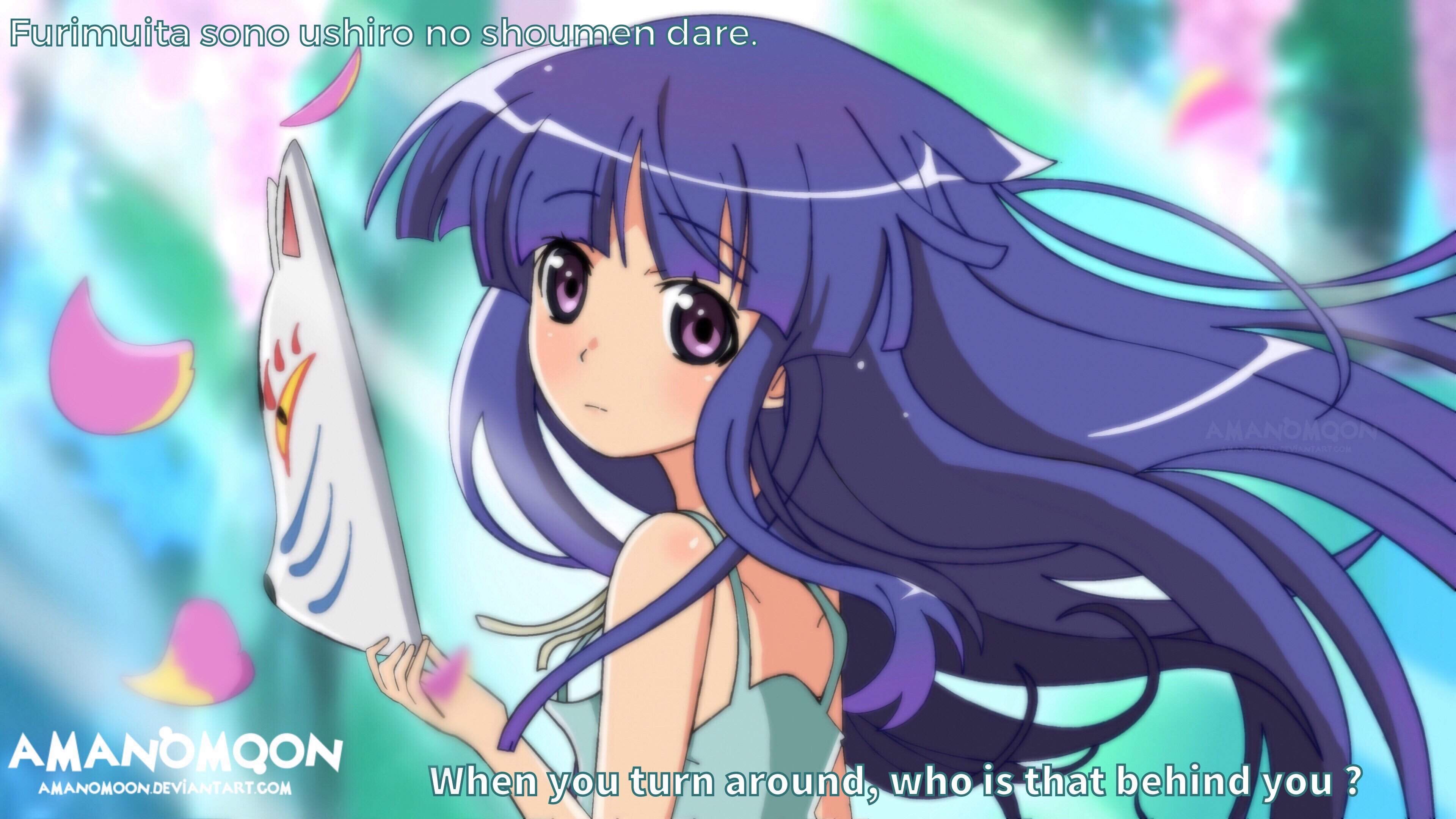 Pandaman One Piece アマノムーン ルフィ Higurashi No Naku Koro Ni When They Cry Op 1 Furude Rika Redraw In The Style Of Higurashi Gou ひぐらし ひぐらし業 ひぐらし卒 古手梨花