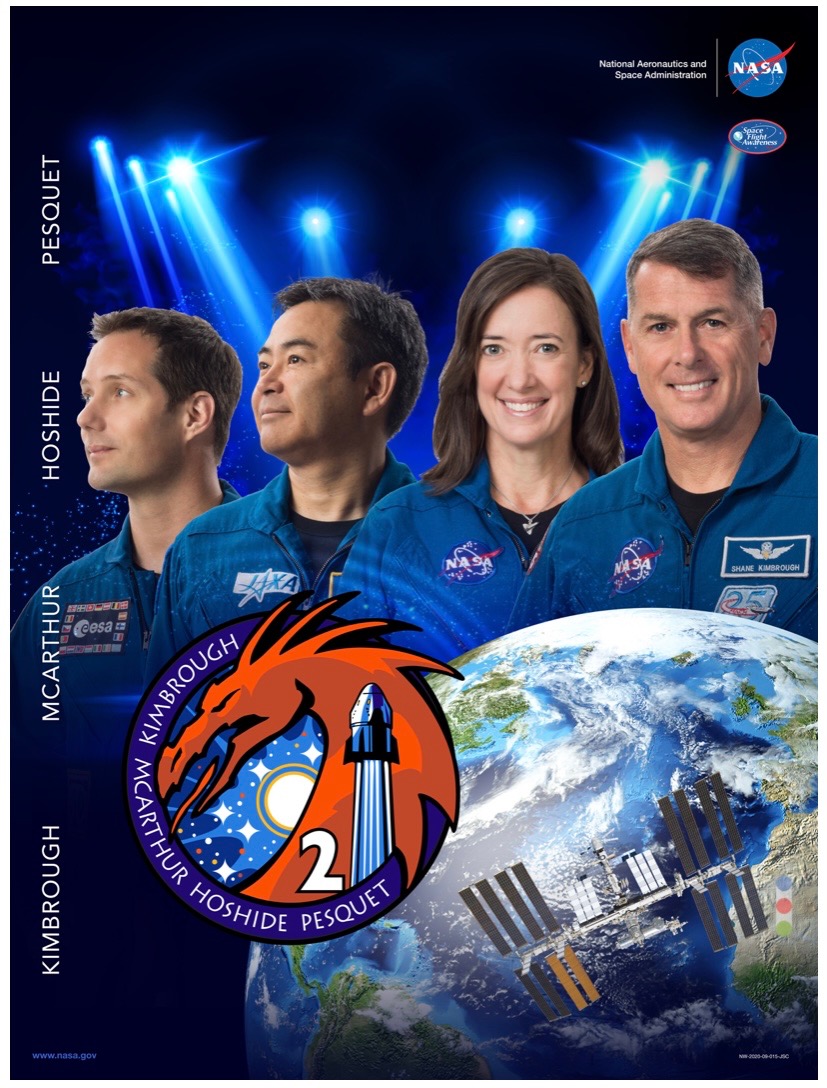 7 days away from launching to the <a href="/Space_Station/">International Space Station</a> with this amazing group of people! 

<a href="/Aki_Hoshide/">星出 彰彦 (JAXA宇宙飛行士)</a>, <a href="/Astro_Megan/">Megan McArthur</a>, &amp; <a href="/Thom_astro/">Thomas Pesquet</a>🚀