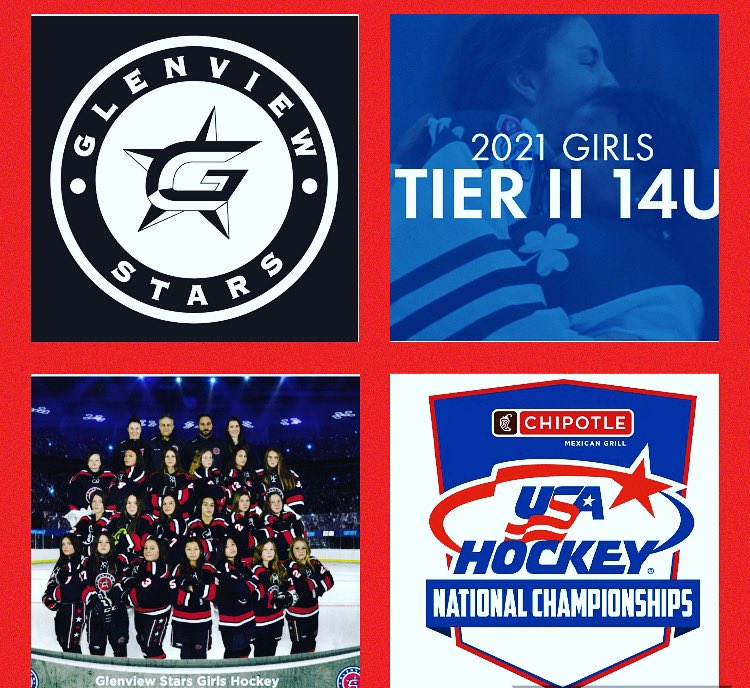 🚨We’re going to Nationals🇺🇸🙌 Excited & honored to accept an invitation from @usahockey to participate in the 2021 USA Hockey-Chipotle Girls Tier II 14U #NationalChampionships in Denver Co! @glenview_stars @tacticsports @AHAI_1 @ChipotleTweets @NWHL @NIHL_Hockey @nghlhockey