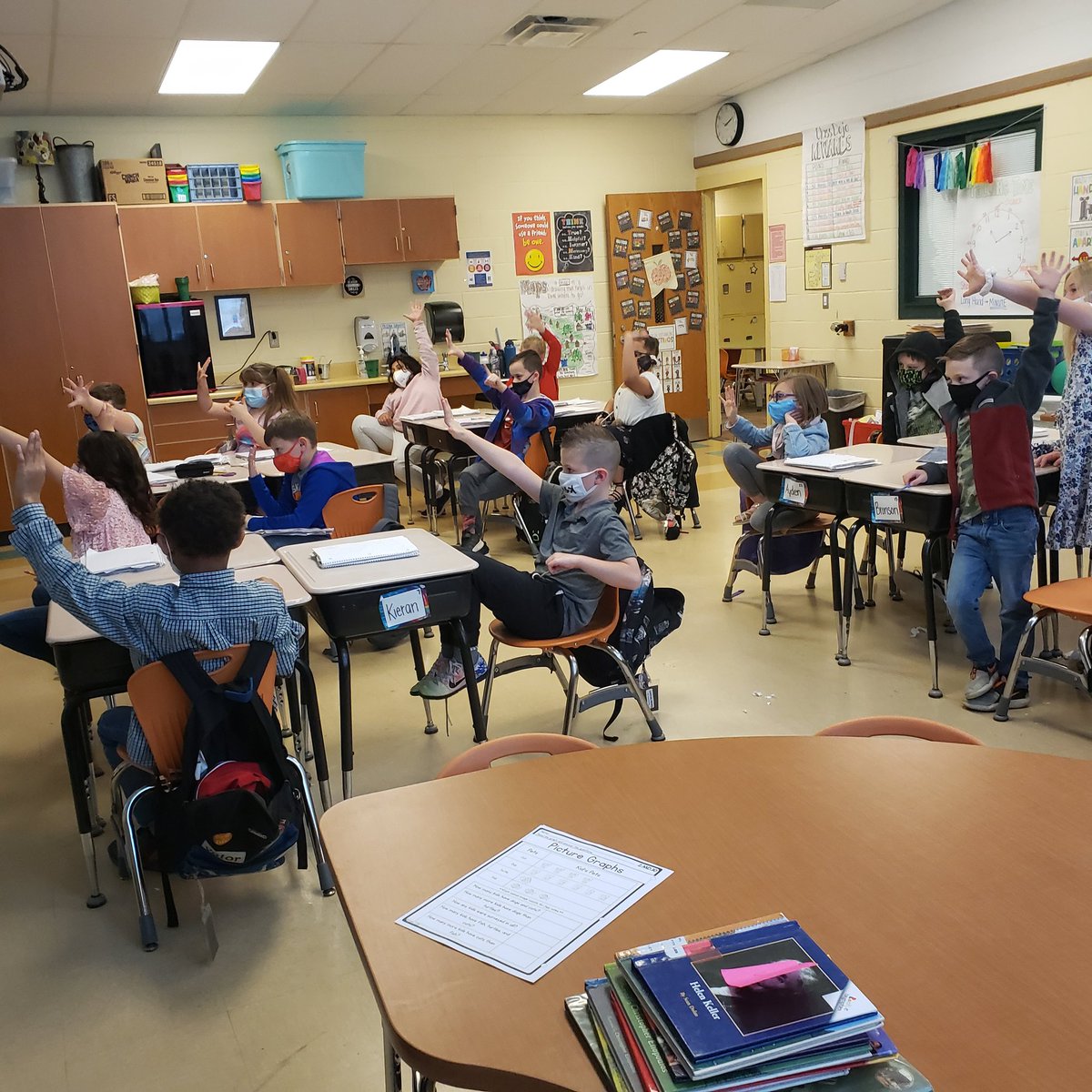 mrspruittRW's tweet image. Today we did a @gregtangmath  Picture Graph lesson! It was so fun and interactive!! @Hamilton_RWE