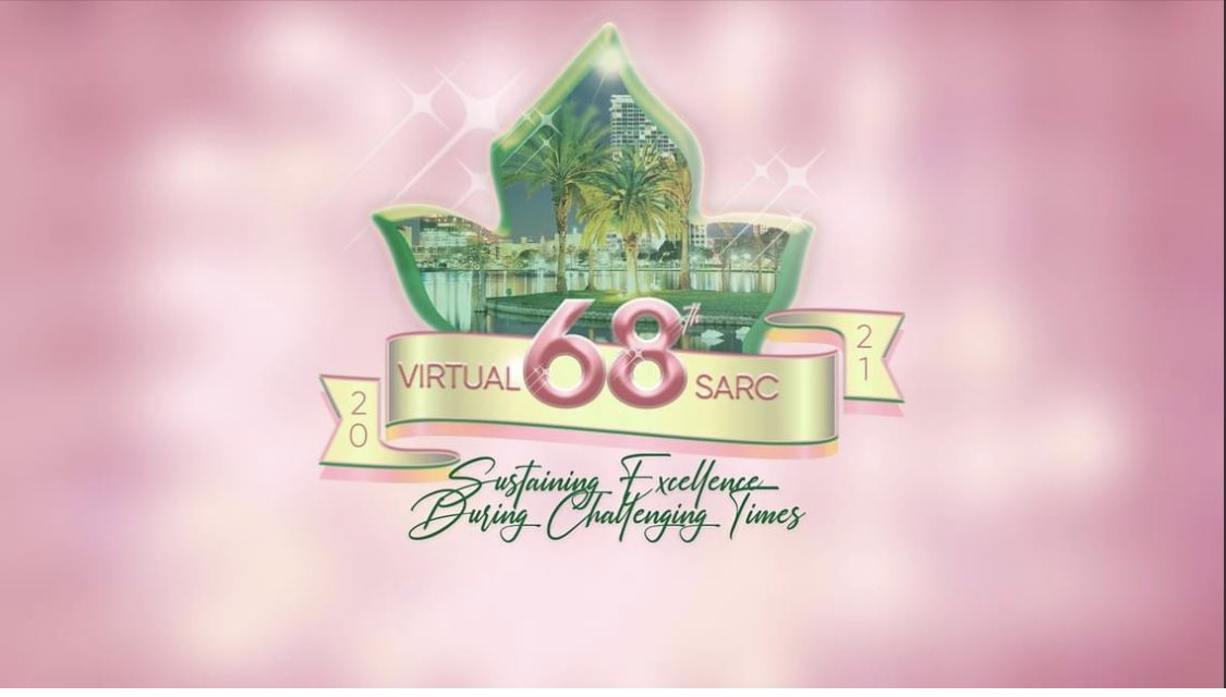 DanetteAReed's tweet photo. Welcome to all attendees of the virtual 68th Significant @AKA_SARegion Regional Conference, “Sustaining Excellence During Challenging Times”. Led by Regional Director Carolyn G. Randolph, I wish you a wonderful conference. #Virtual68SARC #SignificantSA #SARegion #AKA1908 https://t.co/tPBPguo5Rq