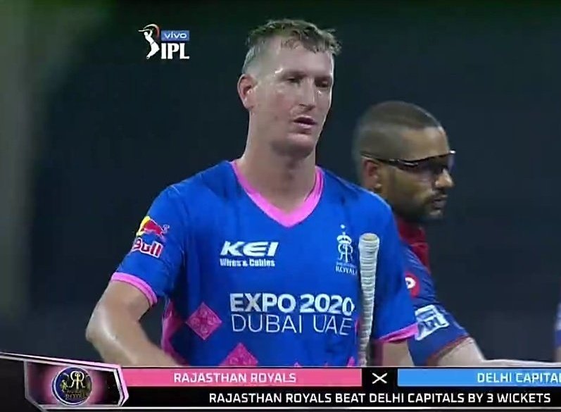 Suryakumarfanp1's tweet photo. Wonderful victory for Rajasthan Royals !🔥

A great batting Display from both #Miller &amp; #Morris won it for #RR 🔥🔥🎉🎉
#SuryakumarYadav 
#DelhiCapitals 
#RajasthanRoyals https://t.co/loF7TXdLnA