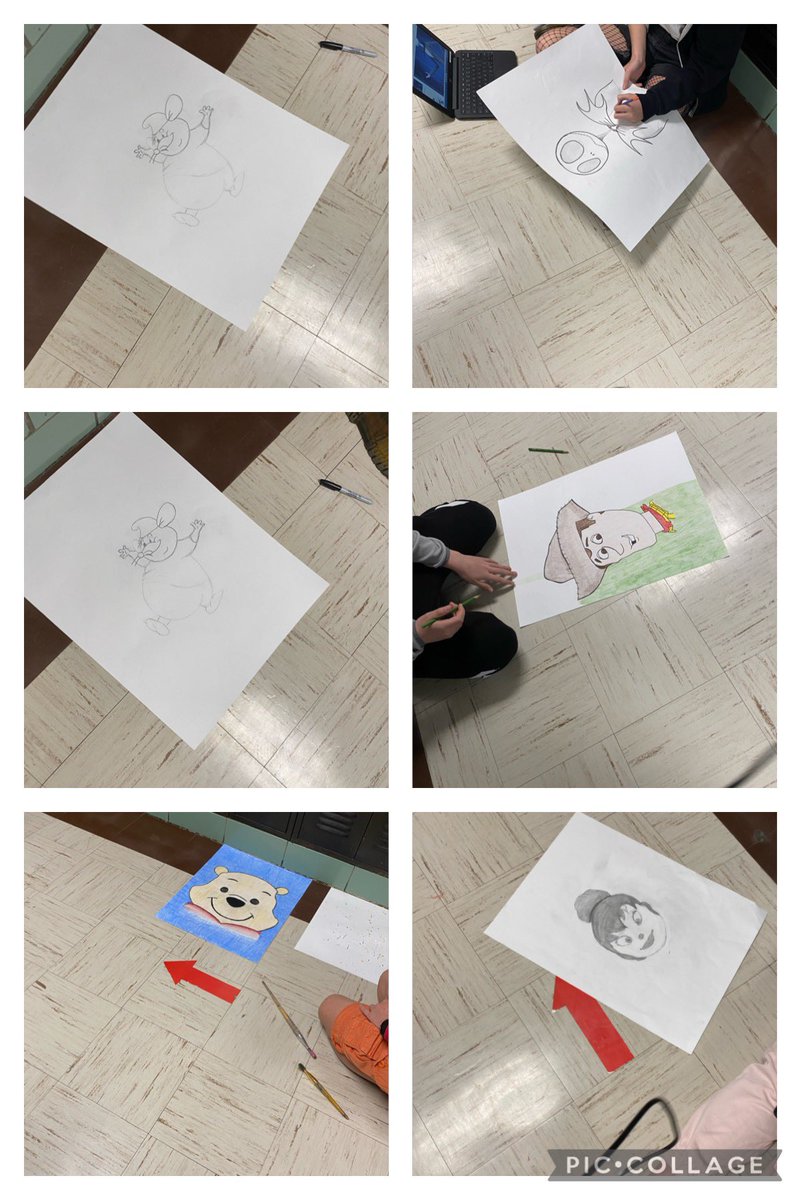 dolanraiders's tweet image. Mrs. Marchetti’s art students had so much fun creating their Disney drawings!! #spspride #spsinspire #spsmind #spsheart