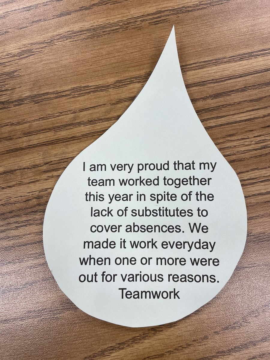 Raindrops falling at school!  Proud moments!!!😍<a href="/EddinsElem/">Eddins Elementary</a>