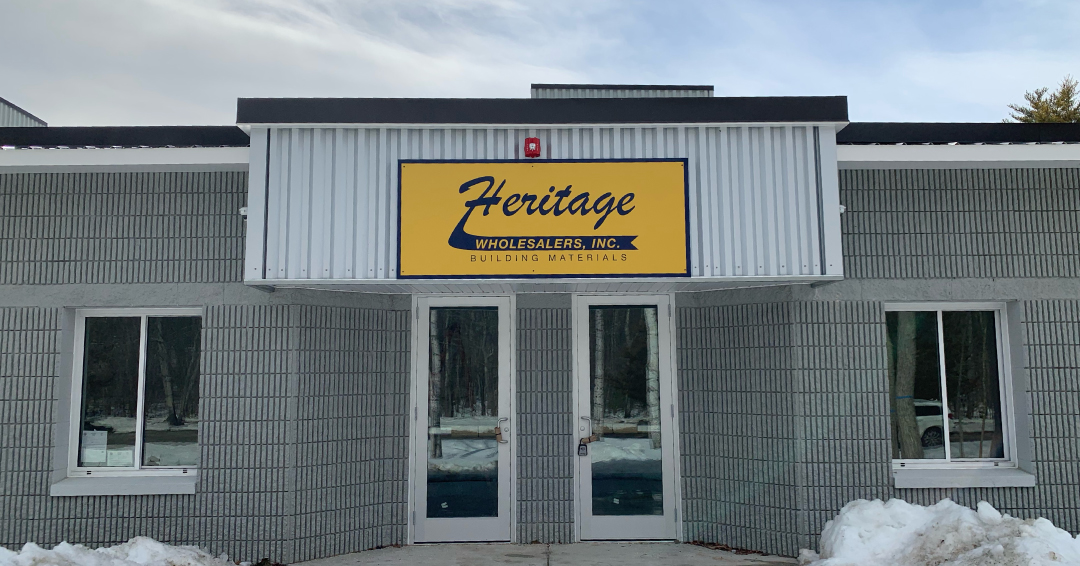 Posts in the ground are a sign that spring is right around the corner. From winter to spring we have installed building signs and now road signs for Heritage Wholesalers ❄️💐