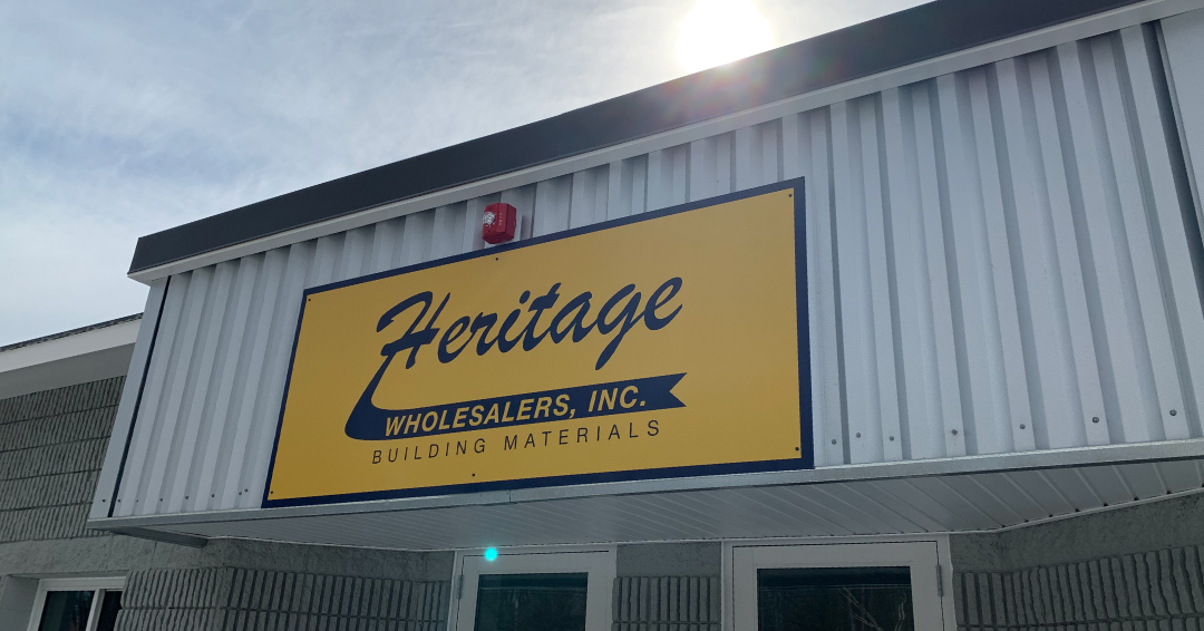 AGPorts's tweet photo. Posts in the ground are a sign that spring is right around the corner. From winter to spring we have installed building signs and now road signs for Heritage Wholesalers ❄️💐 https://t.co/4yzNa1jn2K