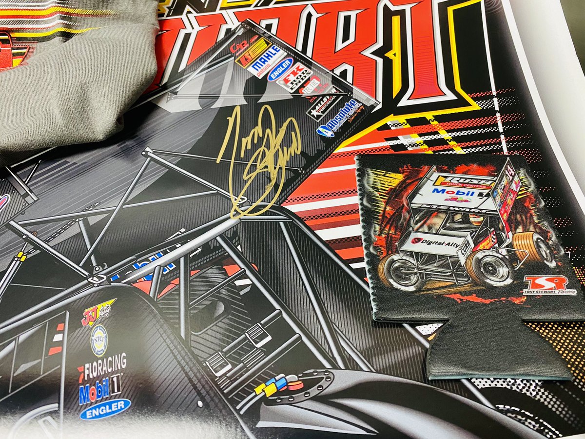 TonyStewart_Rcg's tweet image. The BOSS is back! 

WIN: Autographed @TonyStewart poster, a coozie &amp;amp; an autographed @TSRStore tee! 

ENTER:

1. Must ❤️ &amp;amp; Retweet This    
Post 

2. Must follow TSR, Tony, @TSRStore &amp;amp; @14TSF &amp;amp; tagged partners. 

3. Winner Will Be Announced Monday, 4/19/21 at 12 pm EDT