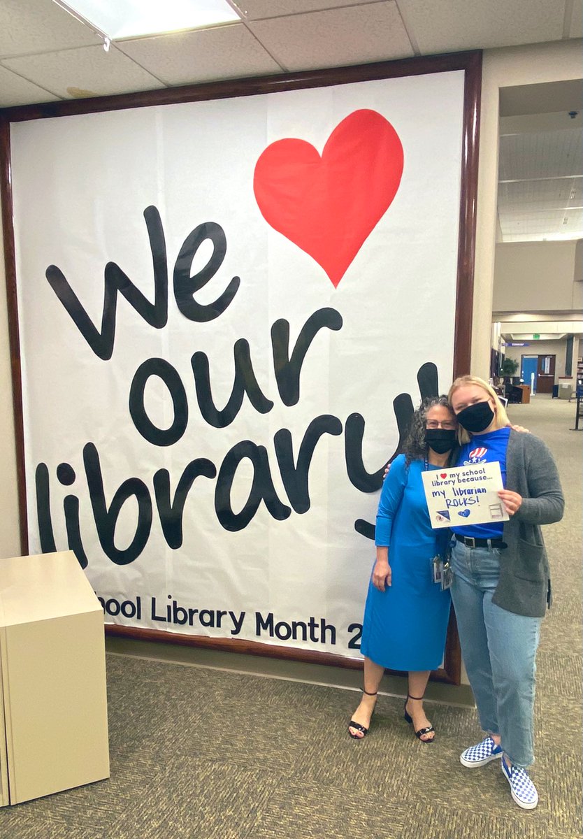 I would like to argue that every month should be school library month. 😉 Everyday I am thankful for my school library &amp; librarian! <a href="/Royalslibrarian/">Karin Foster</a> &amp; Stephanie are the best! 💙