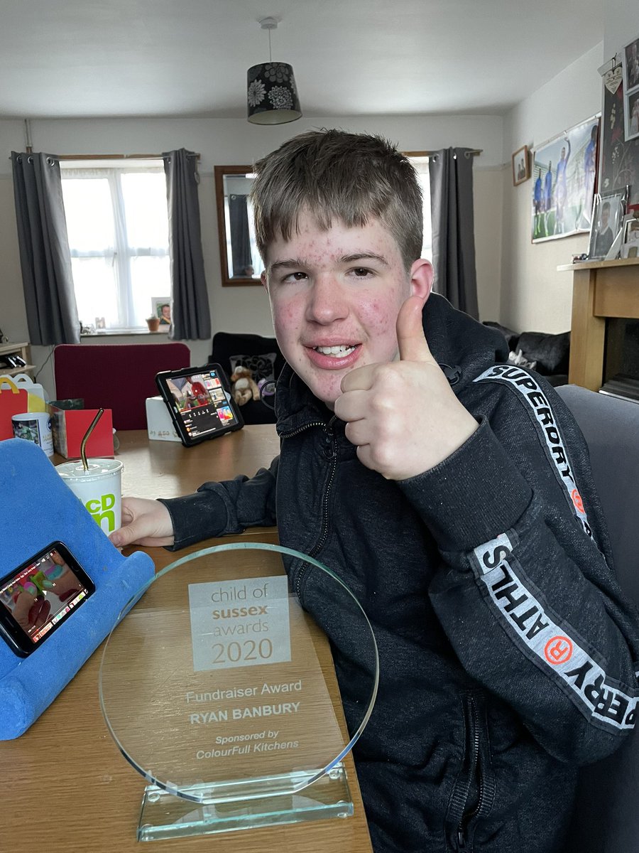nattieread's tweet photo. My son proves that disability doesn’t stop you achieving anything. He is is with his award from @moresussex for Child of the year fundraiser winner. #mysonisamazing #spinabifidawarrior #autistic #hydrocephalus #forwardfacing https://t.co/BtJd8yIyl8