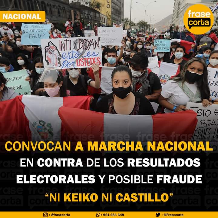 Una luz al final del túnel ...

#fraude #fraudenaranja #FujimorismoNuncaMas #PorKeikoNiCagando #KeikoNoVa #CastilloNoVa #fraudemorado #ONPEinforma #ONPECORRUPTA
