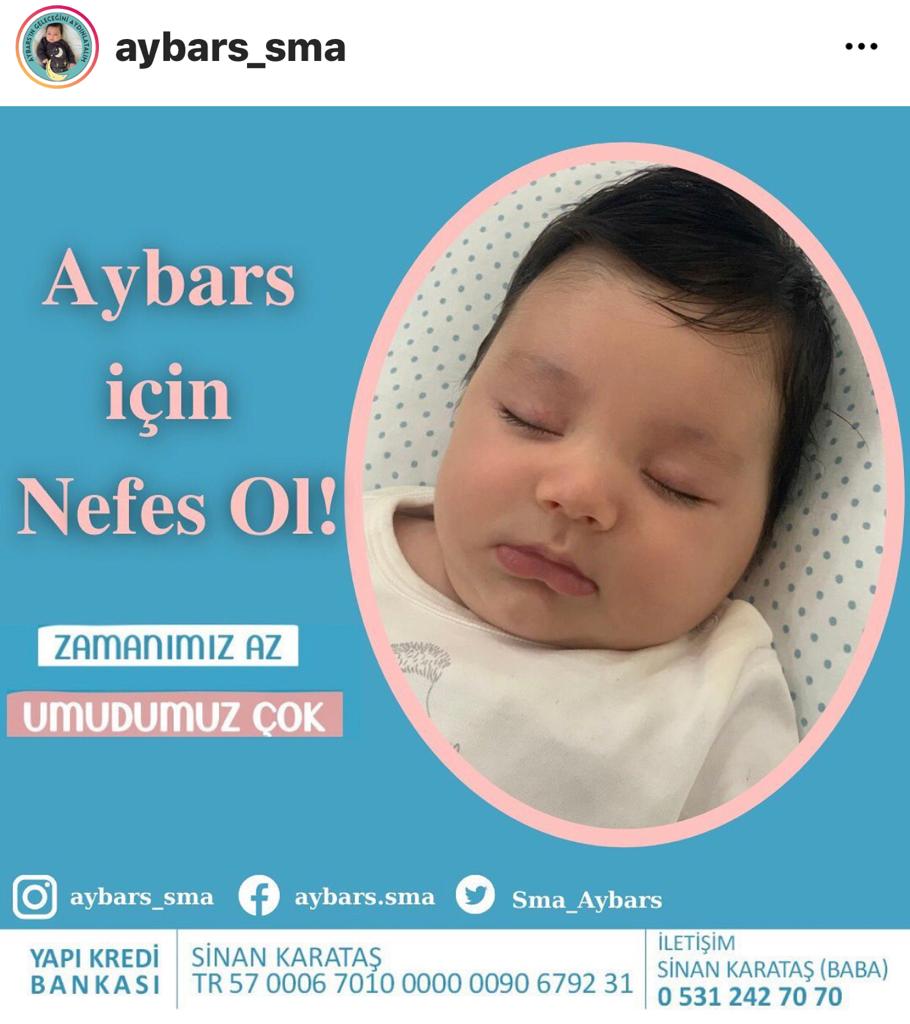 #Aybarsiçin desteklerinizi esirgemeyin