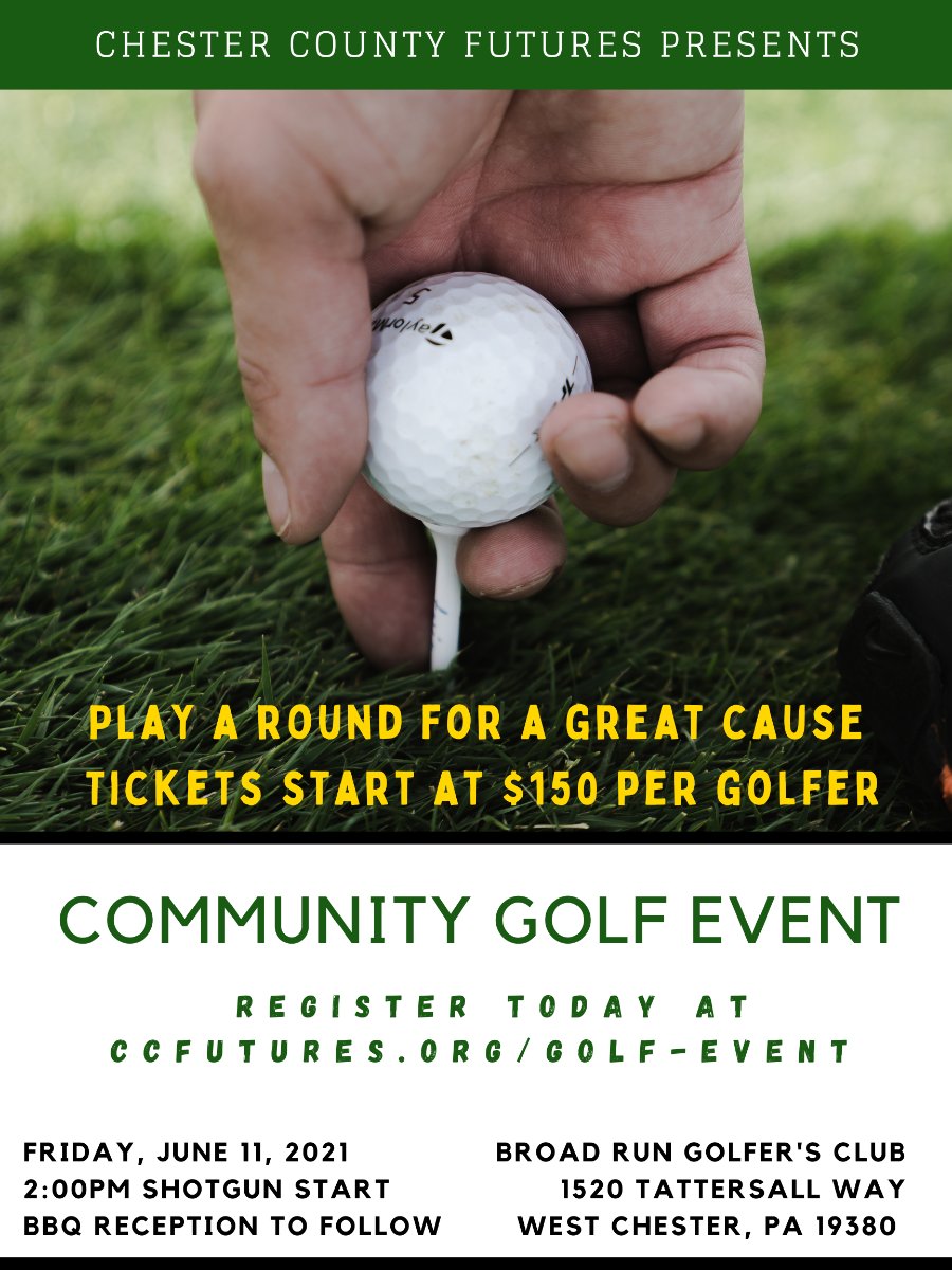 Play a round for a great cause - tickets start at $150 per golfer ⛳ Register at ccfutures.org/golf-event mailchi.mp/9370dab9813b/p…