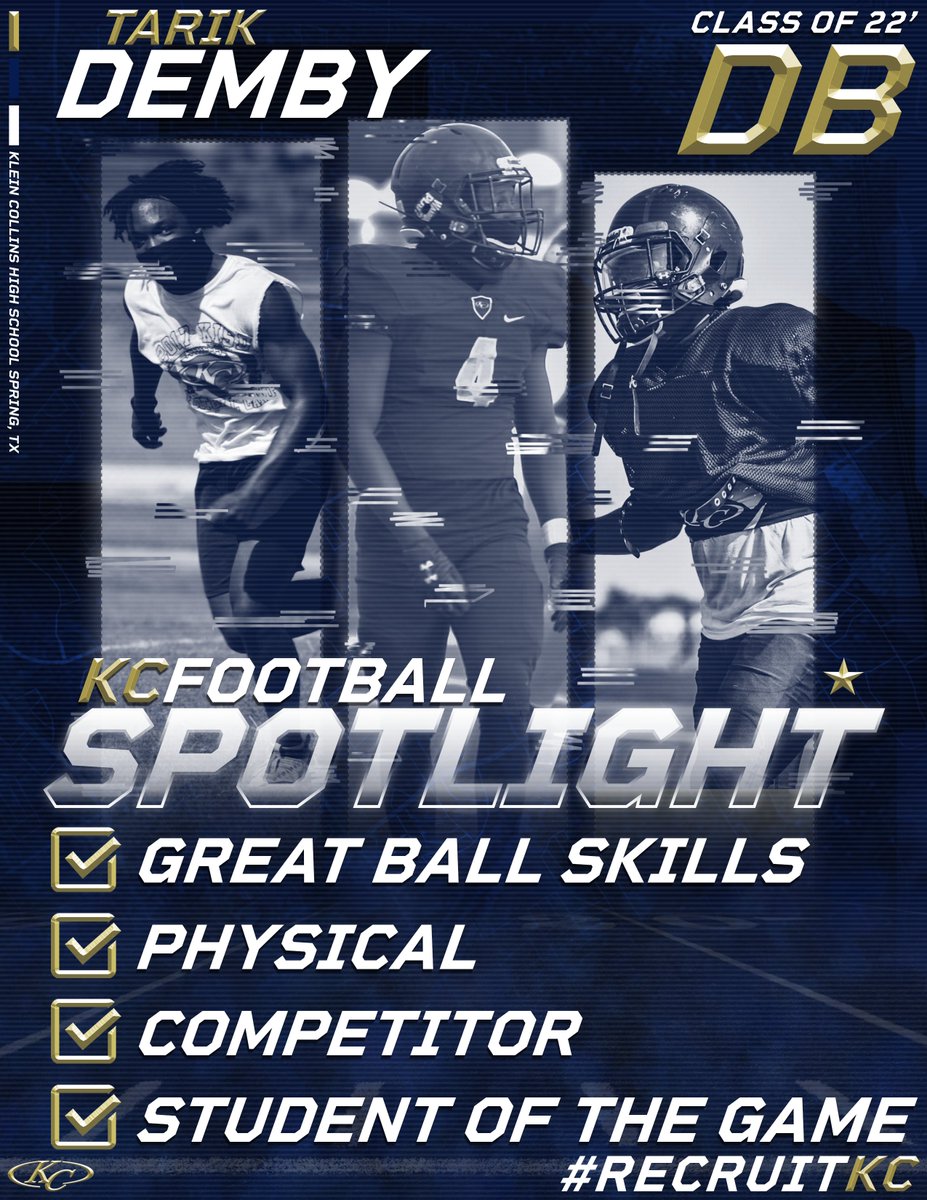 KCTigerFootball's tweet photo. 🚨🚨KC SPOTLIGHT🚨🚨 @official_tarik_ #4mb #TigerPride https://t.co/XKqtIaii3B