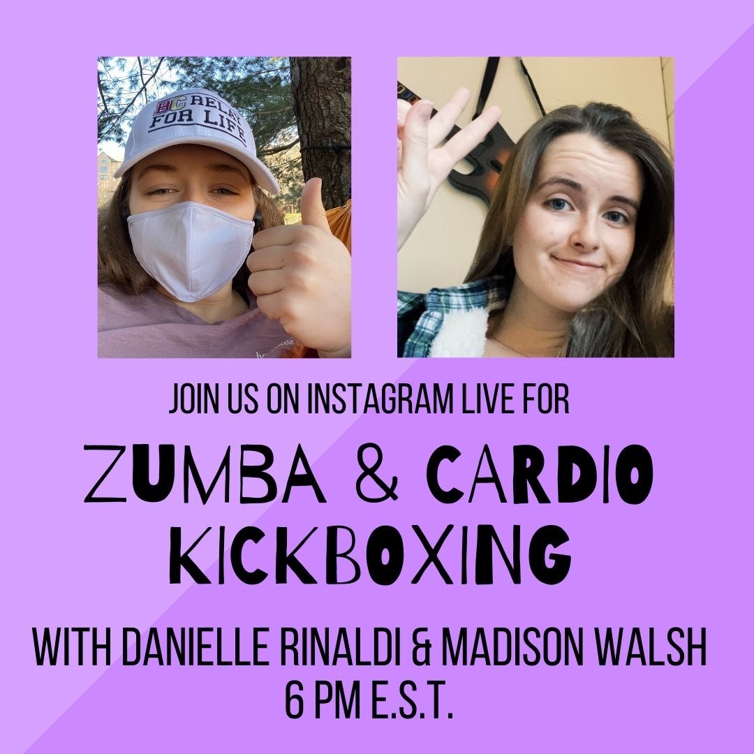 RFLofBC's tweet photo. Don’t miss out on our Zumba &amp; Kickboxing tomorrow at 6pm with Danielle &amp; Madison💜 https://t.co/XhsGcYRl9K