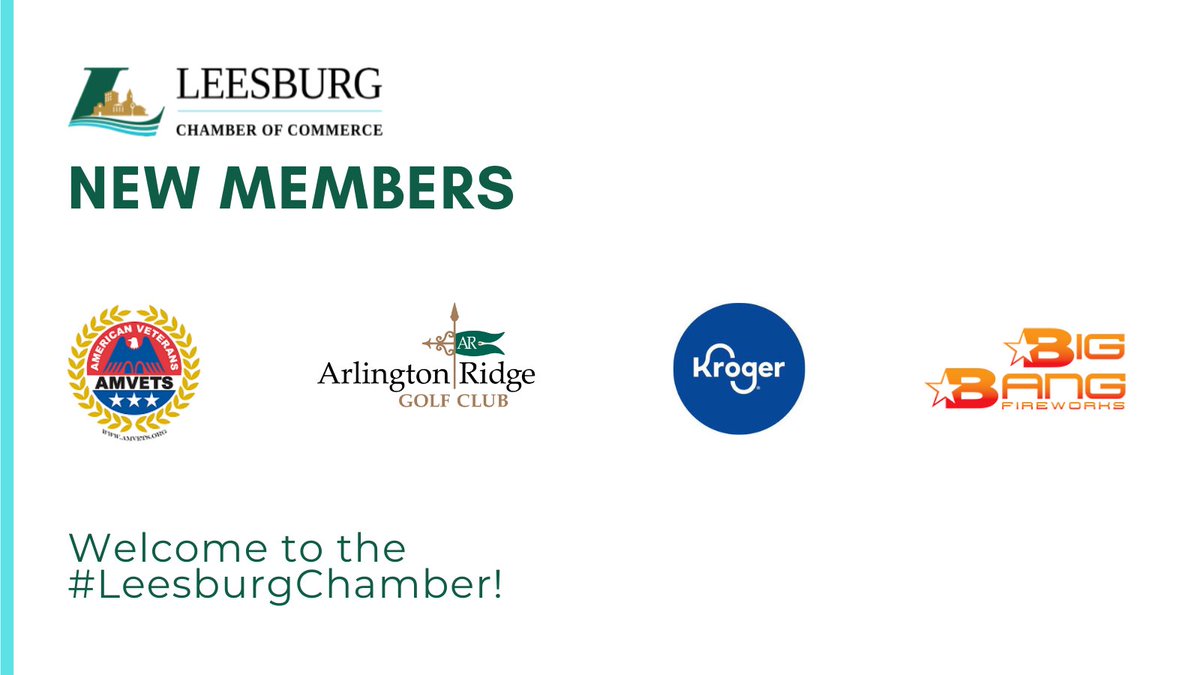 We've had a few new additions to the chamber over the past couple of weeks. Please join us in welcoming our newest members!

AMVETS Post 2006 Leesburg FL
Arlington Ridge Golf Club
Kroger
Big Bang Fireworks