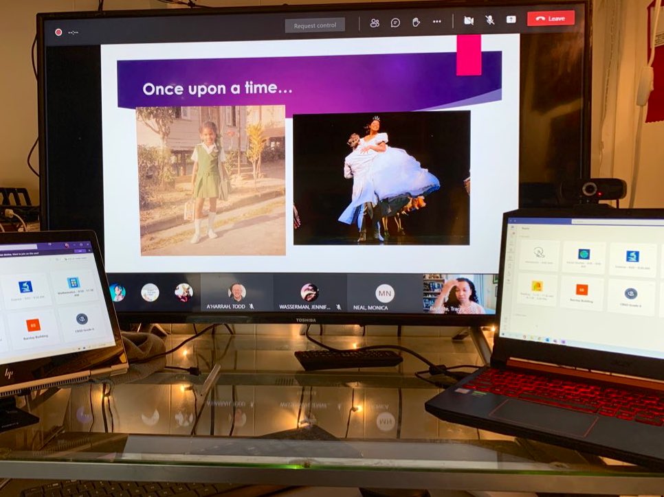 WolfPackClass's tweet image. So incredibly lucky and thankful we got to spend time with the amazingly talented author @TraceyBaptiste on @MicrosoftTeams this afternoon! 

Gigantic S/O to @WassLib for giving our @cbbarclayES 5th &amp;amp; 6th graders this opportunity. 

❤️📚❤️📚