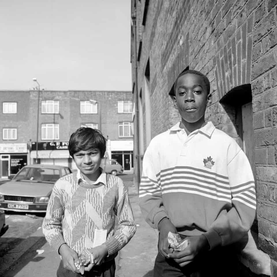 No one is born racist .Brent, London, early 1990s.Photo Roy Mehta