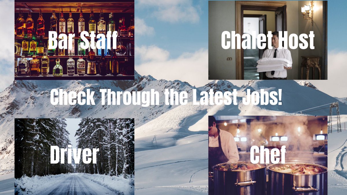 MySnowPass1's tweet photo. Read through our blog to read the description of ski season jobs! All the information you need to make the right choice. #ski #slopes #season #bar #chef https://t.co/3Z3footJmp