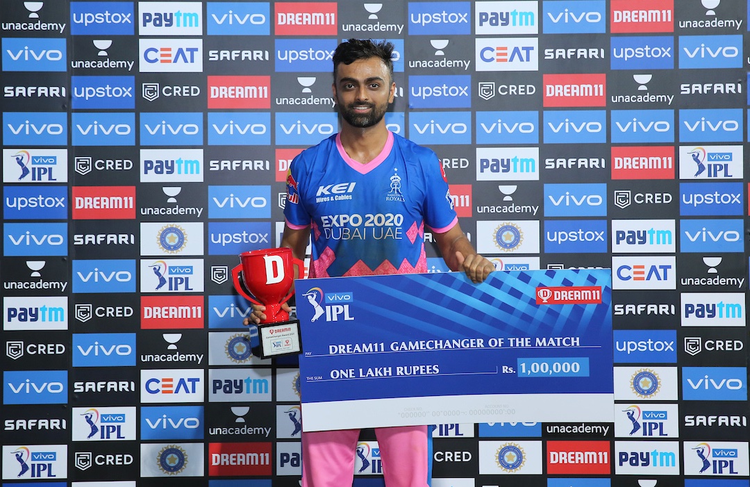 Dream11GameChanger of the Match between @rajasthanroyals and @DelhiCapitals is @JUnadkat.

@Dream11 #TeamHaiTohMazaaHai #VIVOIPL