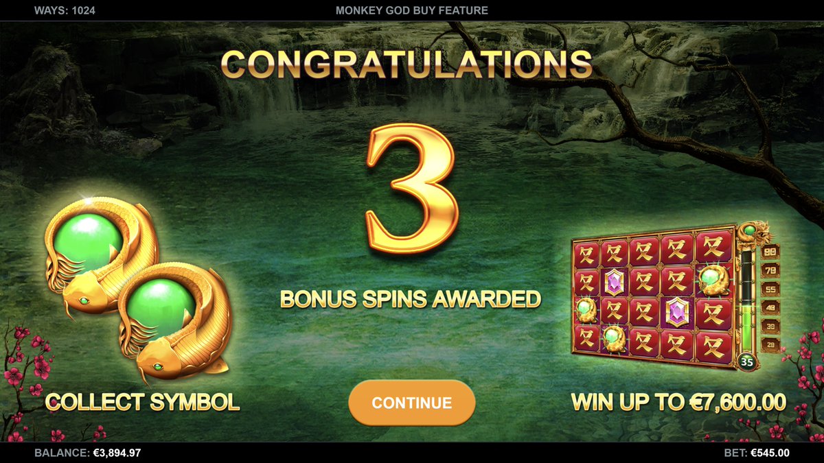 bet_swagger's tweet photo. Monkey God Buy Feature by @kalambagames is live
#Monkey God #BuyFeature is a fresh take on a classic Kalamba title that allows the player to choose their preferred volatility level by enabling up to 4 Gold Symbols
Play now: https://t.co/KhMKTTubYP
#slots #spintowin #canadanews https://t.co/boxb8A476Z