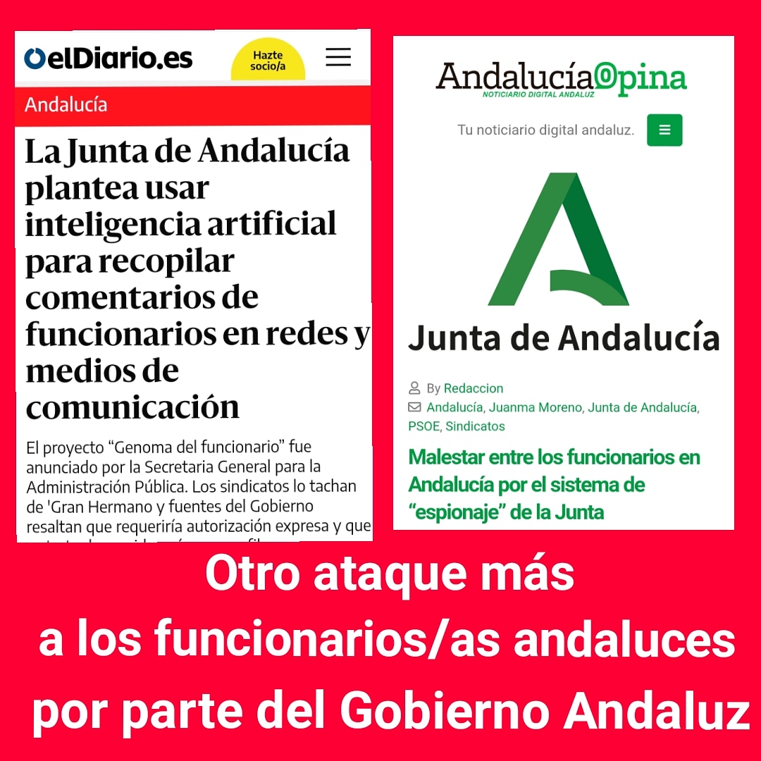 PSOECordoba_Edu's tweet photo. ➡️ Lo mismo si el Gobierno de la Junta de Andalucía tiene que recurrir a este tipo de técnicas, no tiene tan seguro el apoyo del funcionariado que dicen tener en  las encuestas pagadas por la Junta.
⬇️ https://t.co/IERJklcBZP