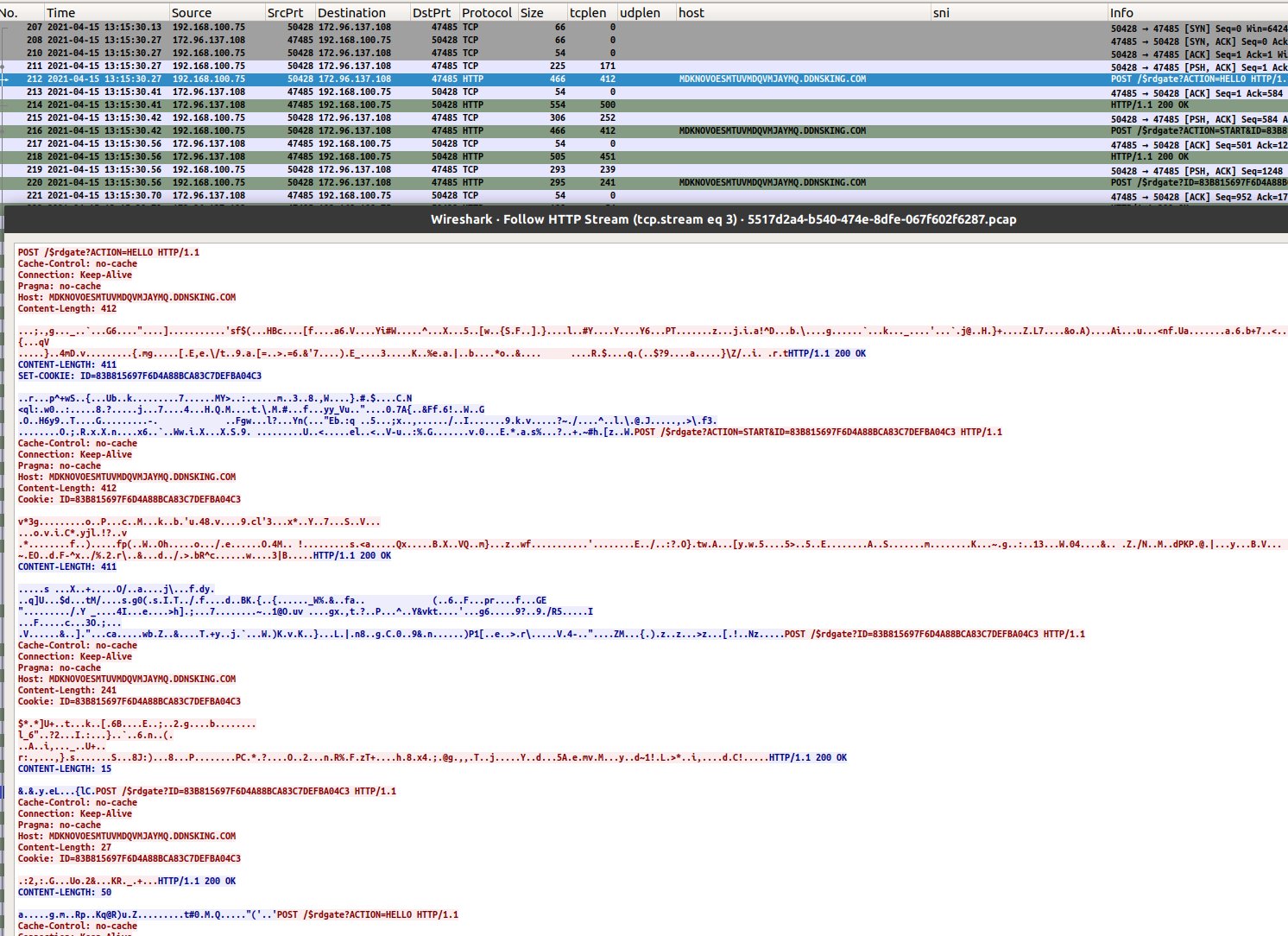 James Realthinclient C2 Http Mdknovoesmtuvmdqvmjaymq Ddnsking Com Rdgate