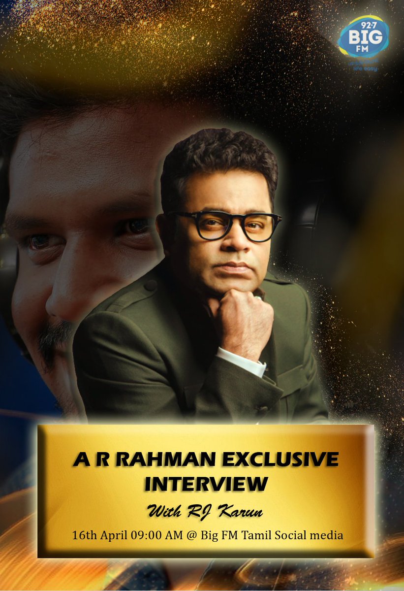 RJ_Karun's tweet photo. Kadhaigal with Karun ft.@arrahman #99songs #PonniyinSelvan #memorabletime https://t.co/UZtTnL680U
