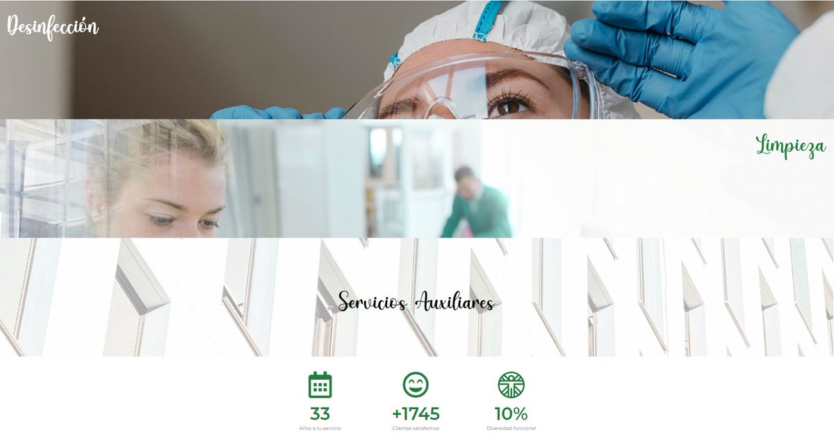 LimpiezasLT's tweet photo. 🟩 Mostramos el nuevo diseño de nuestra #web.
𝓟𝓲𝓷𝓬𝓱𝓪 𝓪𝓺𝓾í → https://t.co/kzQD1xh8fA
Una presentación excelente de nuestros servicios acompañado de una usabilidad web que dará la mejor experiencia a nuestros clientes.
¡Gracias a @Beyuri_com por el trabajo realizado! https://t.co/GRzsNaxwyh